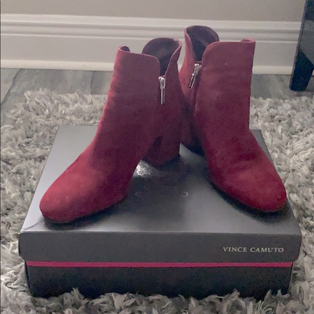 Vince Camuto ‘Kassie’ Suede Ankle Boot in Samba